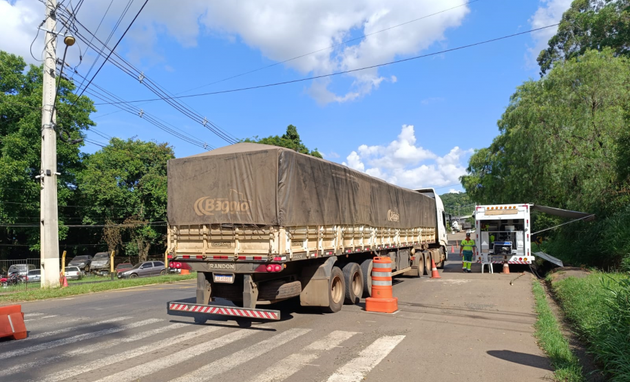Balança Rodoviária na PR-483 em Francisco Beltrão