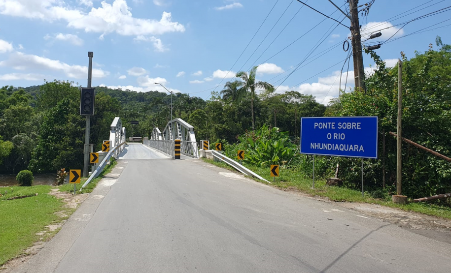 Ponte Rio Nhundiaquara PR-411 em Morretes, após reforma