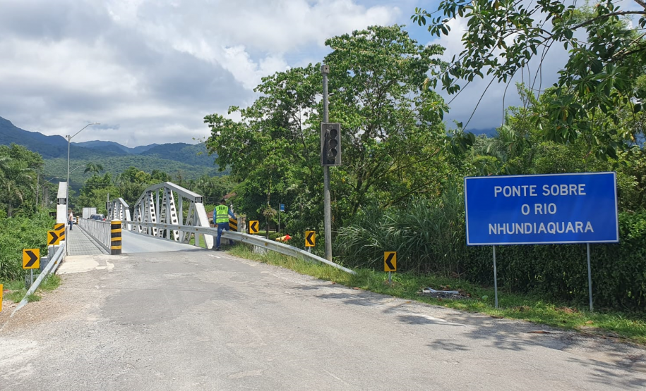 Ponte Rio Nhundiaquara PR-411 em Morretes, após reforma