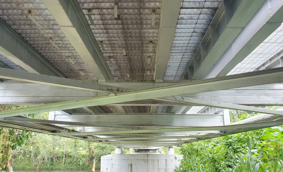 Ponte Rio Nhundiaquara PR-411 em Morretes, após reforma