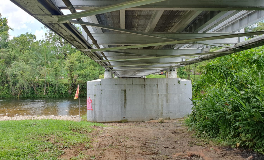 Ponte Rio Nhundiaquara PR-411 em Morretes, após reforma