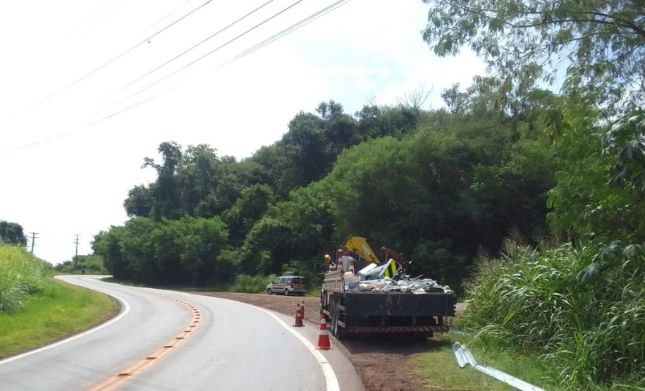 Serviços do Proseg Paraná na PR-317, em Toledo