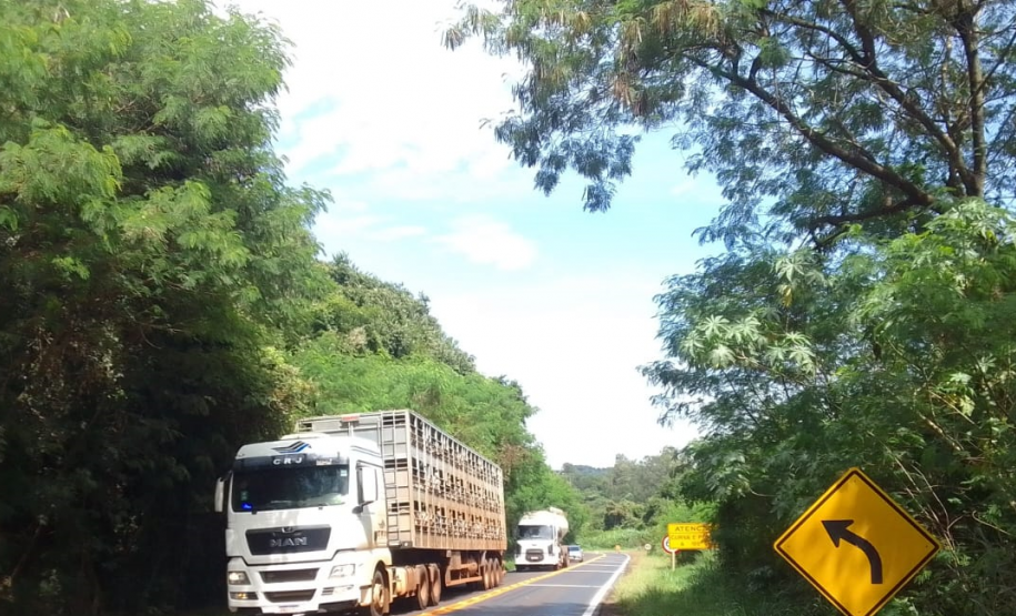 Serviços do Proseg Paraná na PR-317, em Toledo
