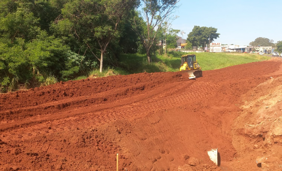 PR-323 em Umuarama, obra de recuperação emergencial - desvio provisório