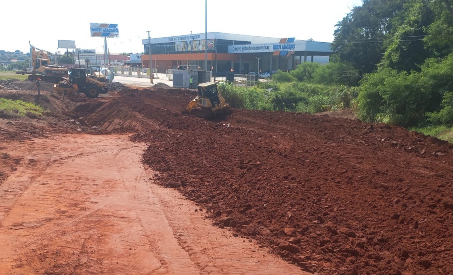 PR-323 em Umuarama, obra de recuperação emergencial - desvio provisório