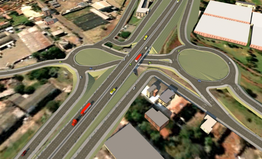 Maquete 3D do novo Viaduto da PUC