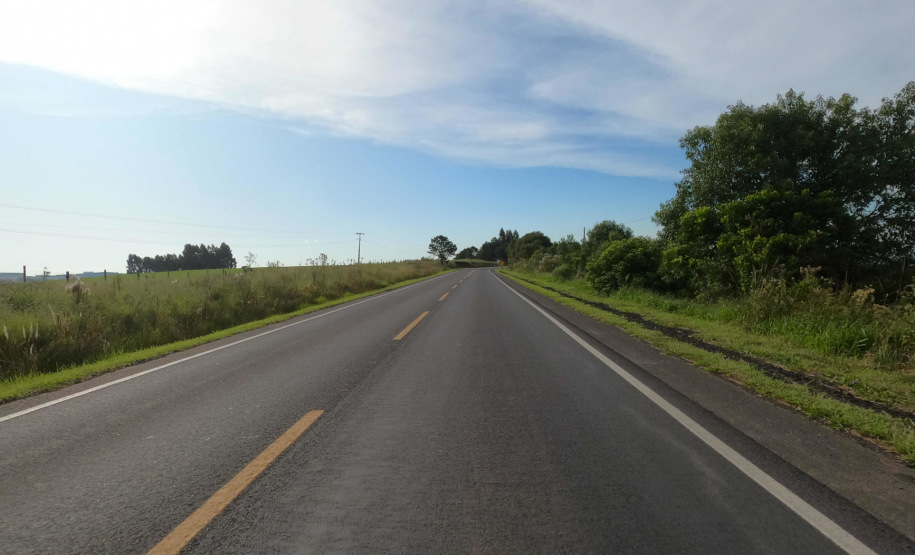 Trecho da PR-151 contemplado na obra de restauração e ampliação da capacidade