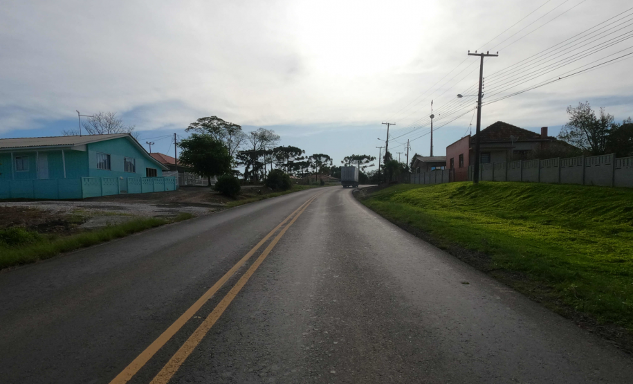 Trecho da PR-151 contemplado na obra de restauração e ampliação da capacidade