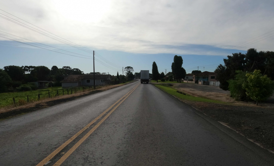 Trecho da PR-151 contemplado na obra de restauração e ampliação da capacidade