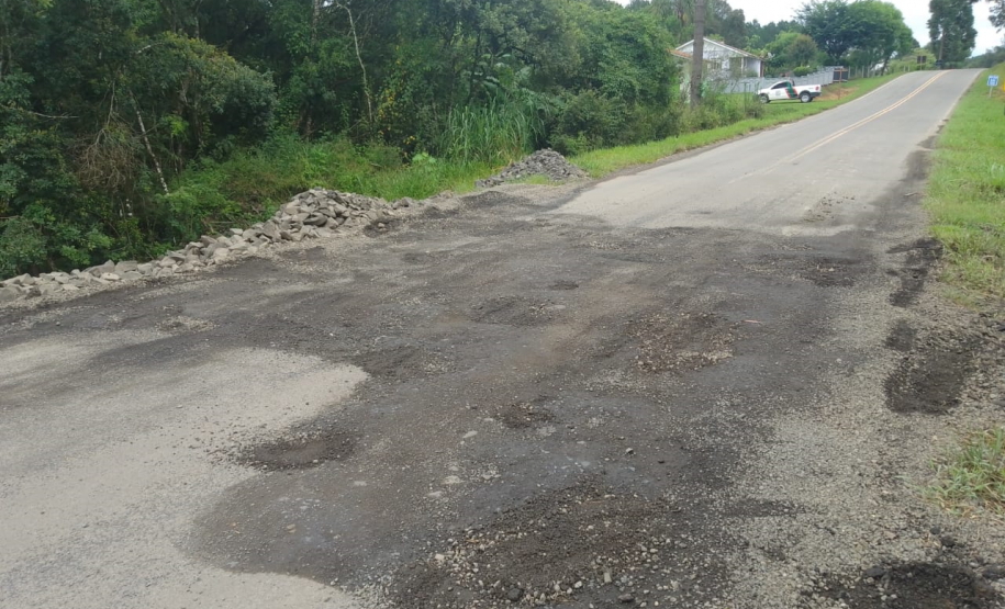 PR-364 em Irati, local onde será realizada a obra