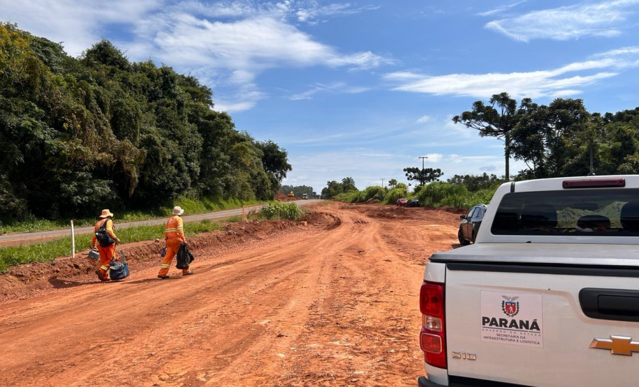 Obras de duplicação da PR-445 entre Mauá da Serra e Lerroville (distrito de Londrina)