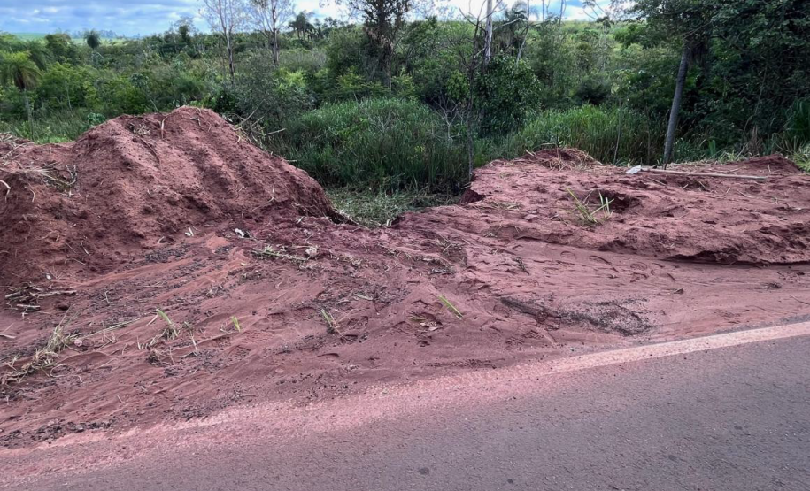 PR-477 Ponto de erosão que será recuperado