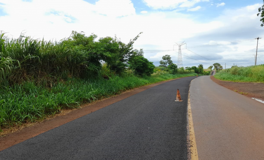 PR-477 entre São Miguel e Missal, serviços de microrrevestimento