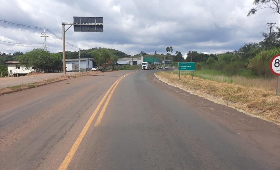 PR-180 entre Francisco Beltrão e Marmeleiro, trecho que receberá as melhorias