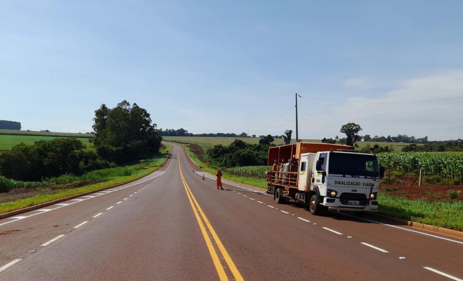 PR-239 entre Toledo e Bragantina (distrito de Assis Chateaubriand) - pavimentação em etapa final