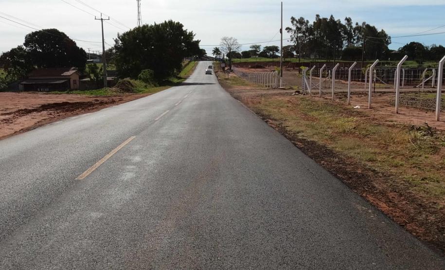 PR-550 em Munhoz de Mello - local da obra