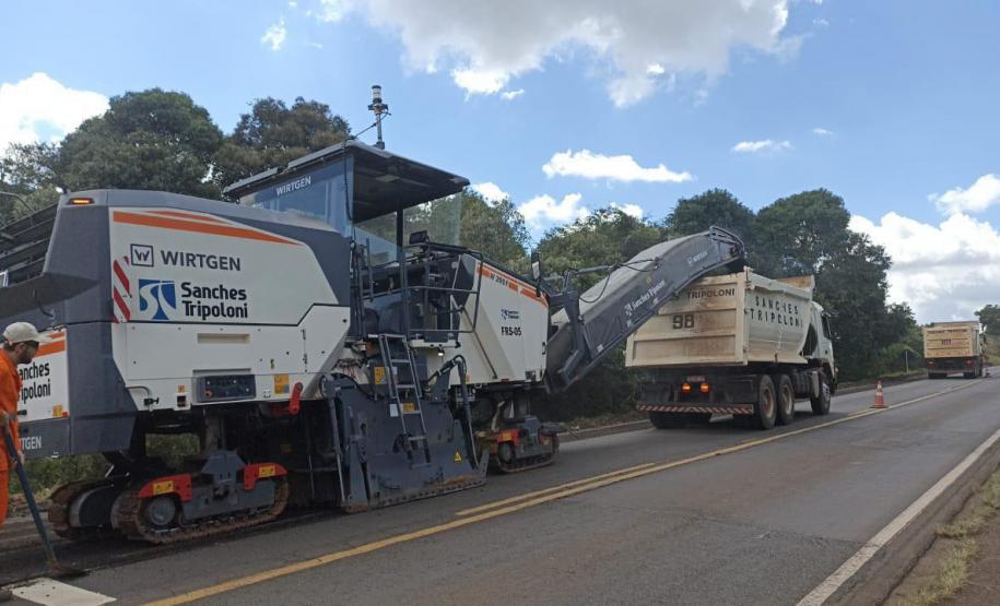 PRC-280 em Clevelândia - fresagem