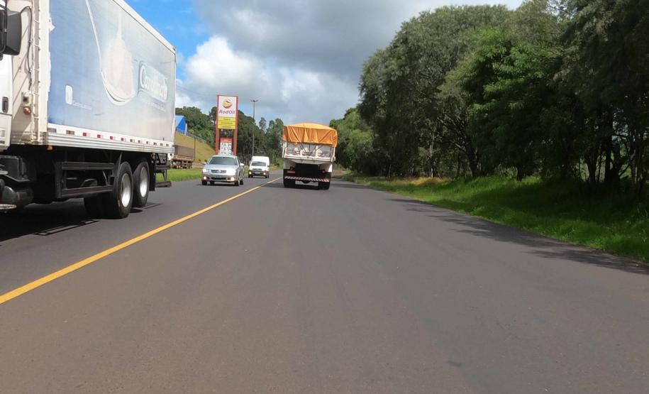 PRC-280 entre Pato Branco e Clevelândia, trecho que vai receber as obras