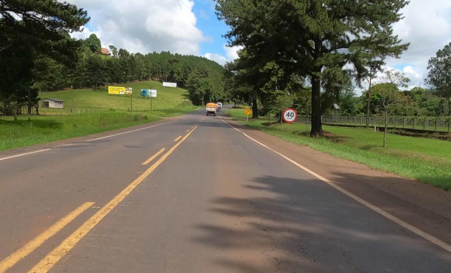 PRC-280 entre Pato Branco e Clevelândia, trecho que vai receber as obras