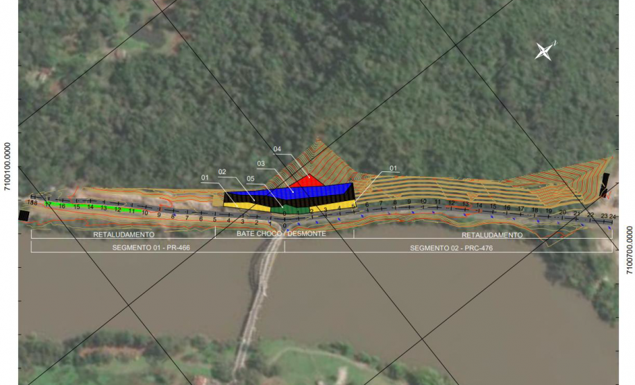Mapa dos serviços previstos