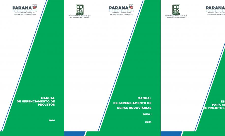 Novos manuais do DER/PR