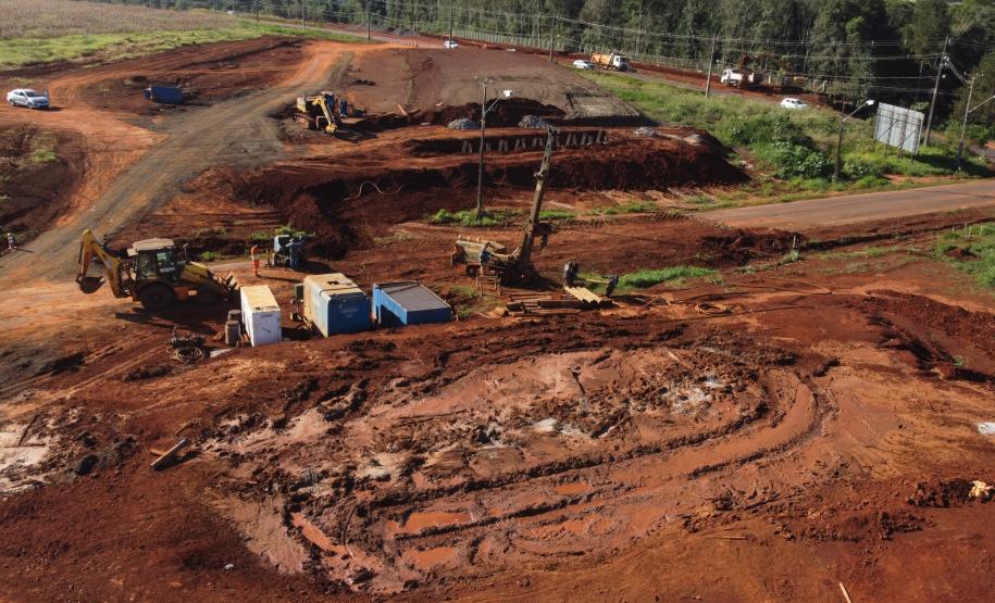 Viaduto Wandscheer: área da obra