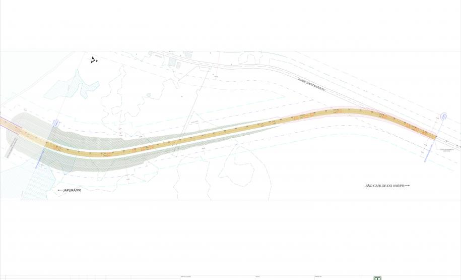 Folha do anteprojeto da obra
