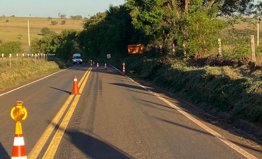 Reforma ponte Rio Dom Bosco na PR-557