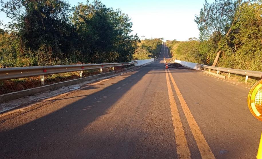 Reforma ponte Rio Dom Bosco na PR-557