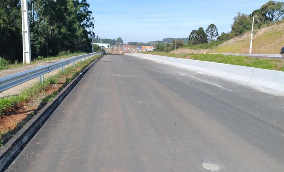 Obra de novas marginais da PRC-466 em Pitanga