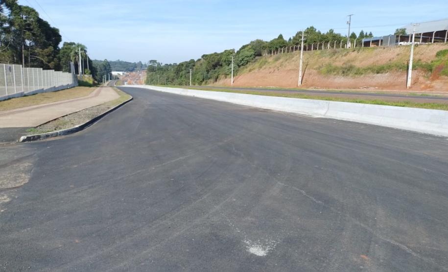 Obra de novas marginais da PRC-466 em Pitanga