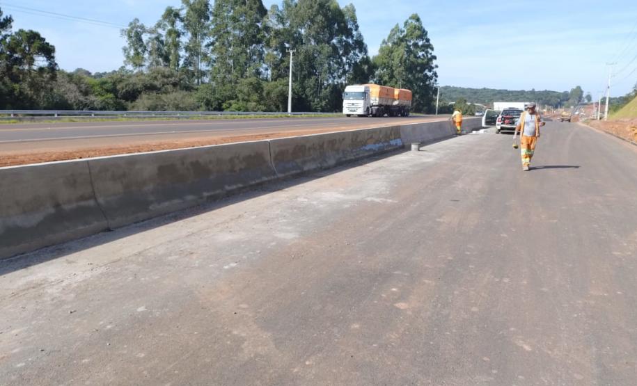 Obra de novas marginais da PRC-466 em Pitanga