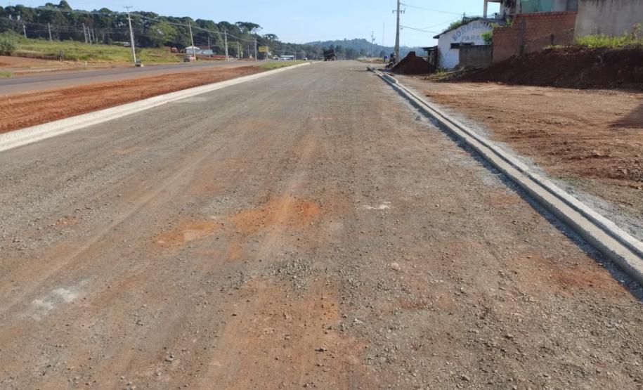 Obra de novas marginais da PRC-466 em Pitanga