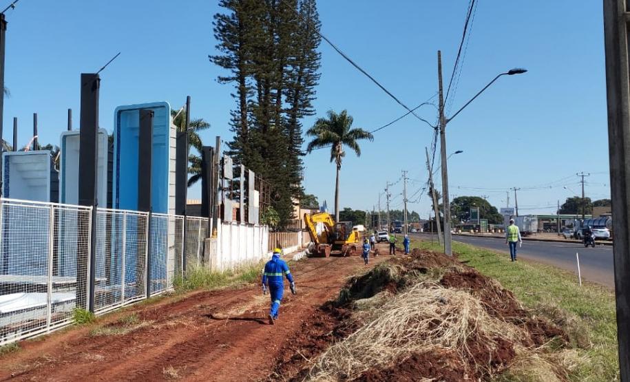 Serviços iniciais do novo Trevo do Catuaí