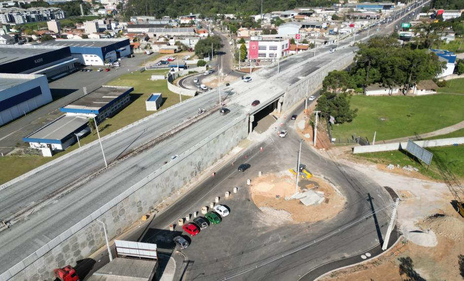 Viaduto do Bradesco com 83% dos serviços executados