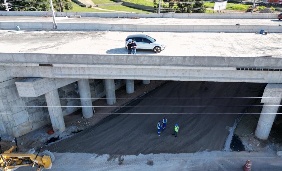 Viaduto do Bradesco com 83% dos serviços executados