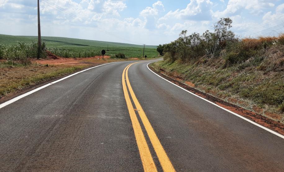 Imagem de uma rodovia estadual