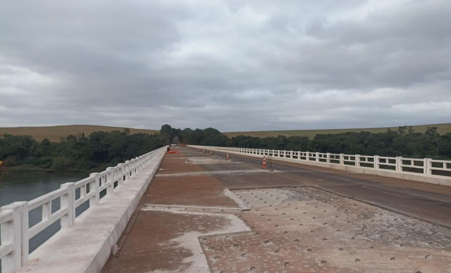 Ponte sobre o Rio Piquiri na PR-180 entre Nova Aurora e Quarto Centenário