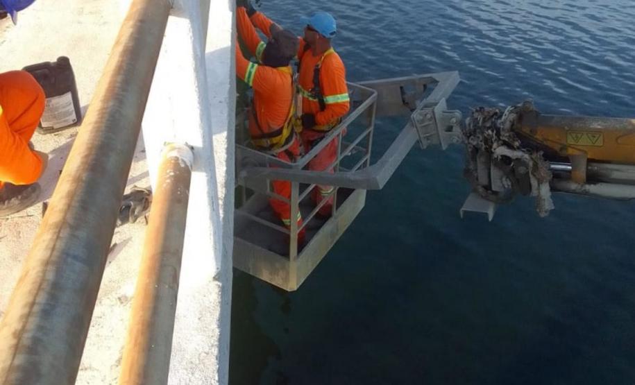 Reforma da ponte sobre a Represa Chavantes, entre Carlópolis e Fartura (SP)