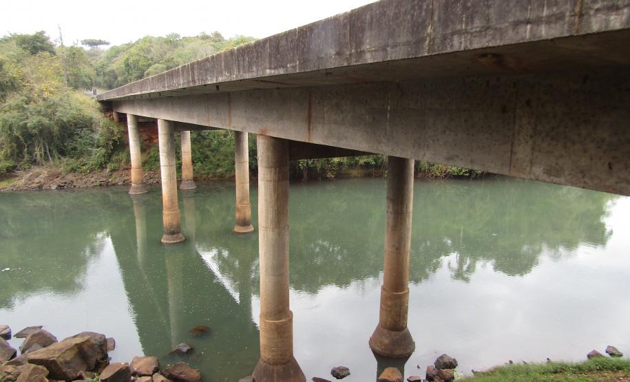 Ponte Rio Santana PR-493 no limite entre Verê e Itapejara d'Oeste