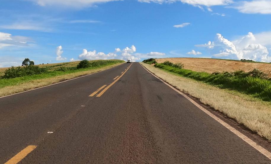 PR-180, trecho que será restaurado entre Francisco Beltrão e Dois Vizinhos