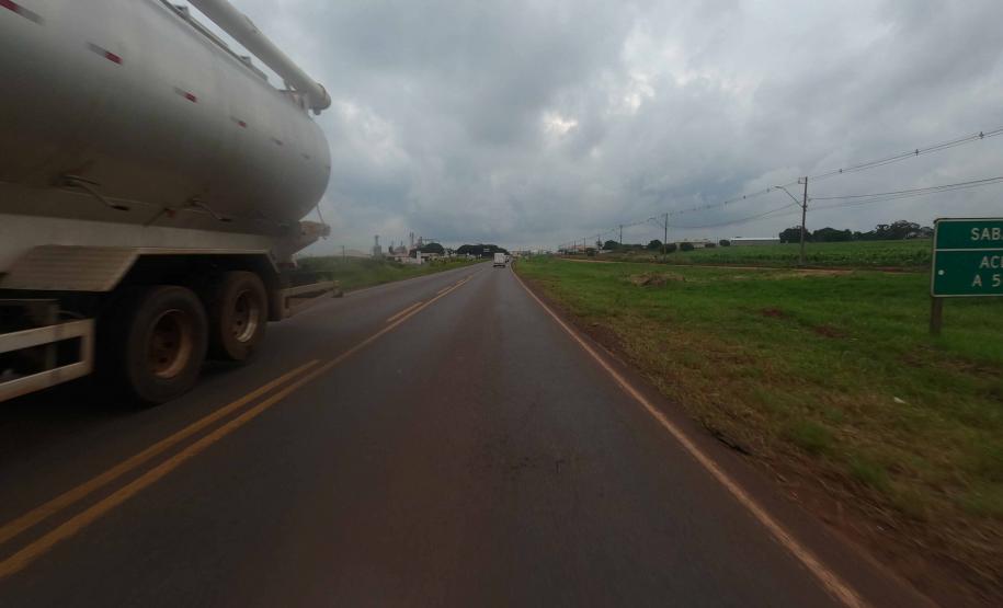 PR-218 entre Arapongas e Sabáudia