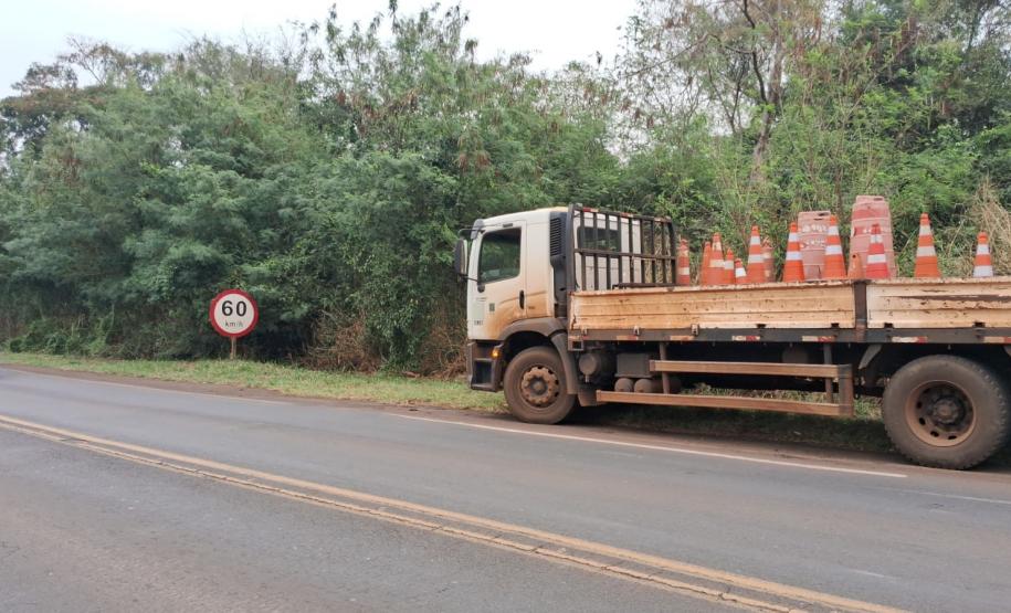 PR-317: fiscalização por radar, equipamento para sinalização