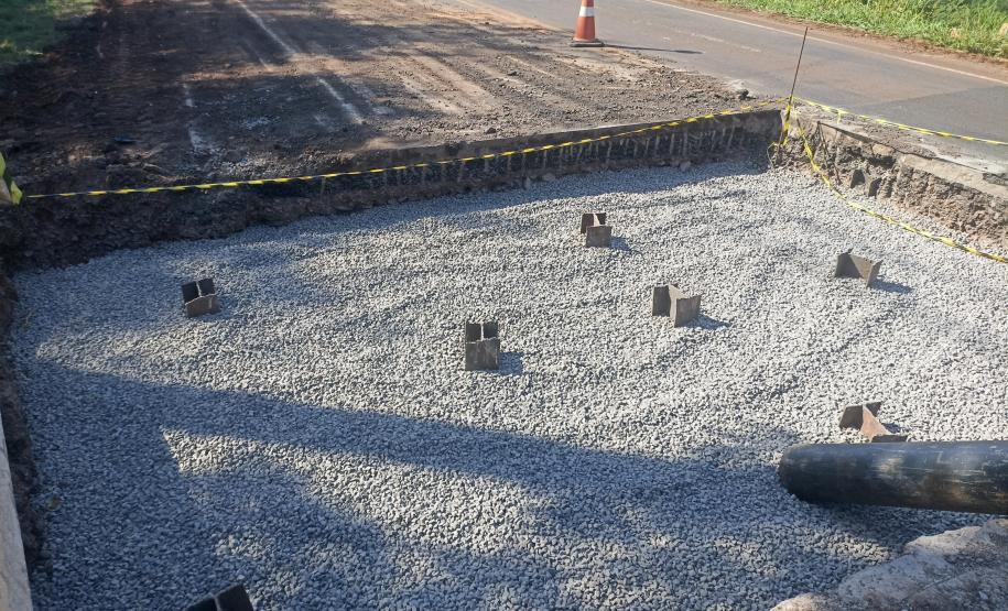 Reforma da ponte sobre o Rio do Açu na PR-364 em Terra Roxa