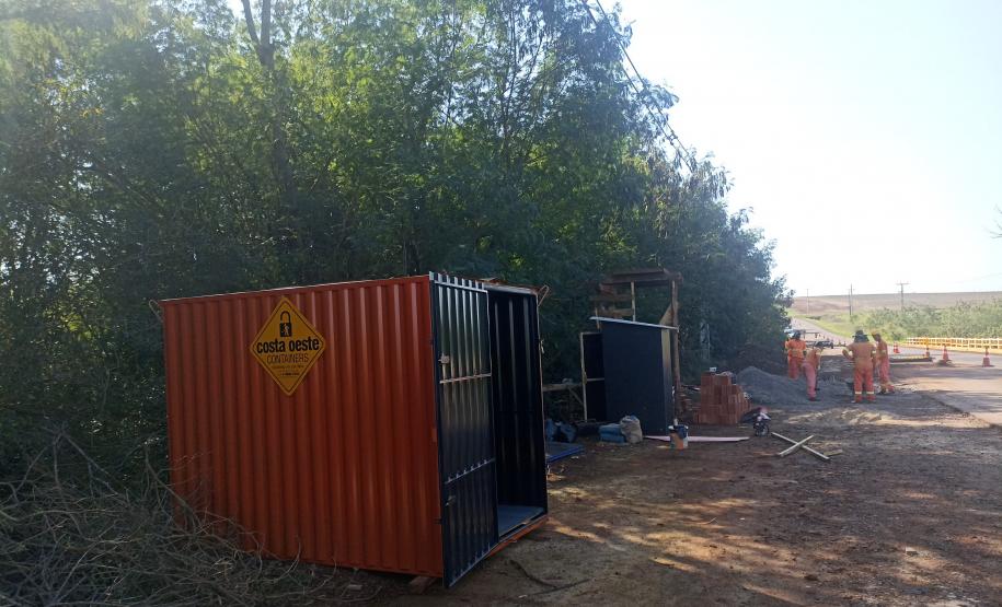 Reforma da ponte sobre o Rio do Açu na PR-364 em Terra Roxa