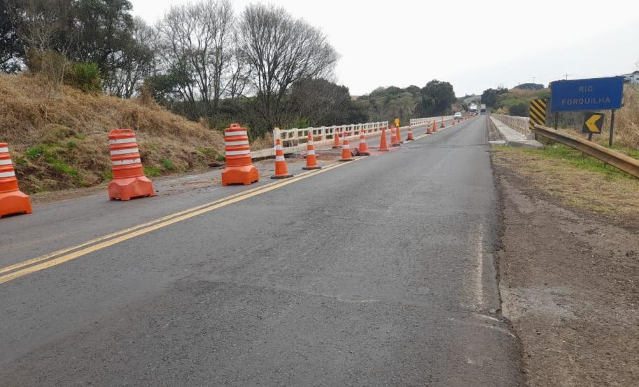 Conservação da ponte sobre o Rio Forquilha na PRC-280