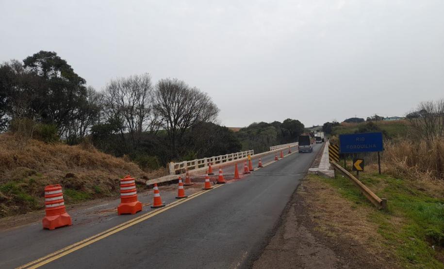 Conservação da ponte sobre o Rio Forquilha na PRC-280