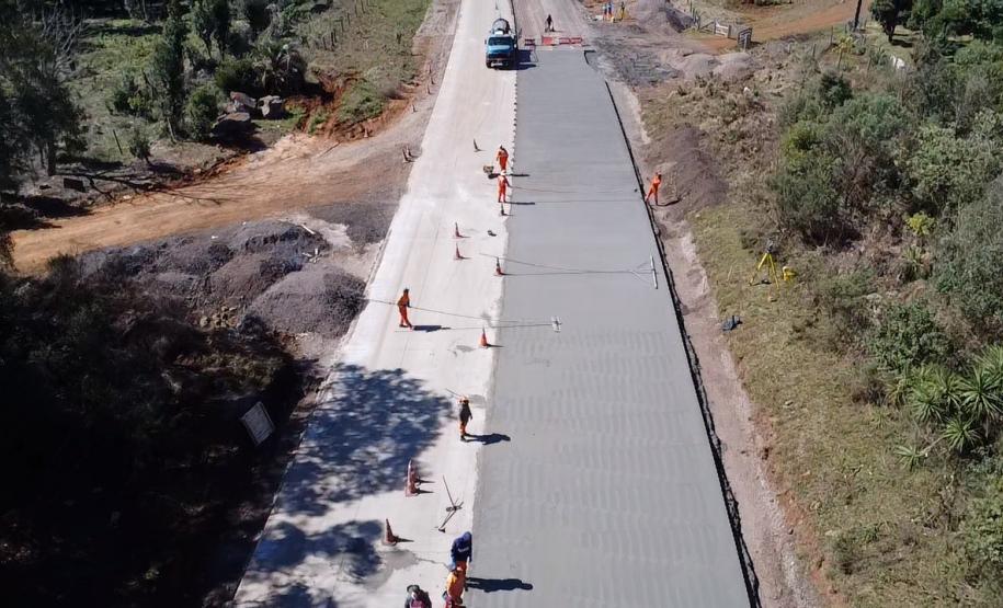 Whitetopping da PRC-280 entre Palmas e Clevelândia