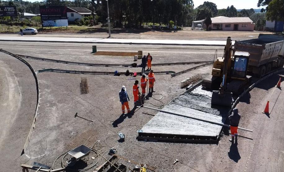 Whitetopping da PRC-280 entre Palmas e Clevelândia