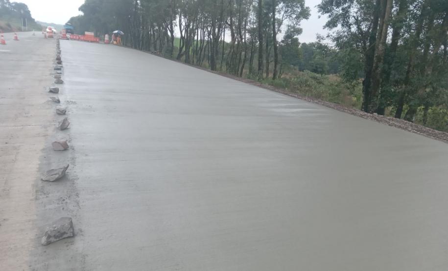 Whitetopping da PRC-280 entre Palmas e Clevelândia